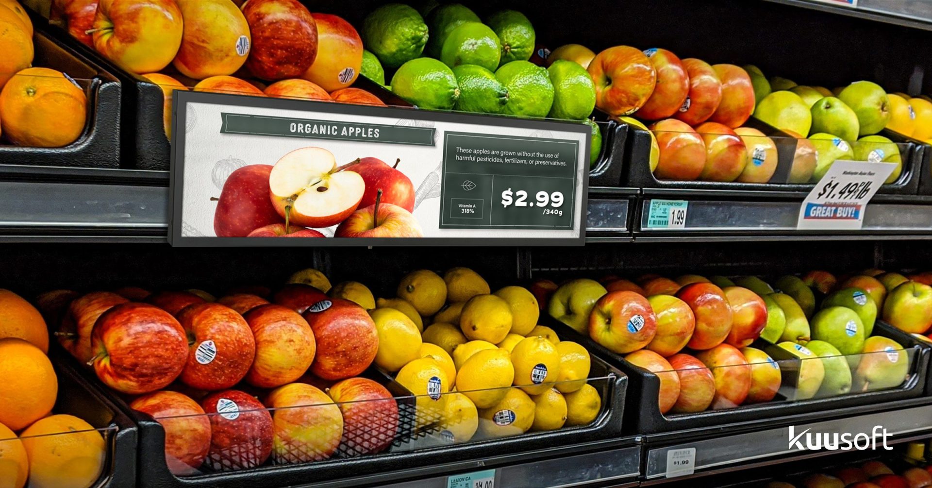 Discover Top 6 Locations for Grocery Store Digital Signage