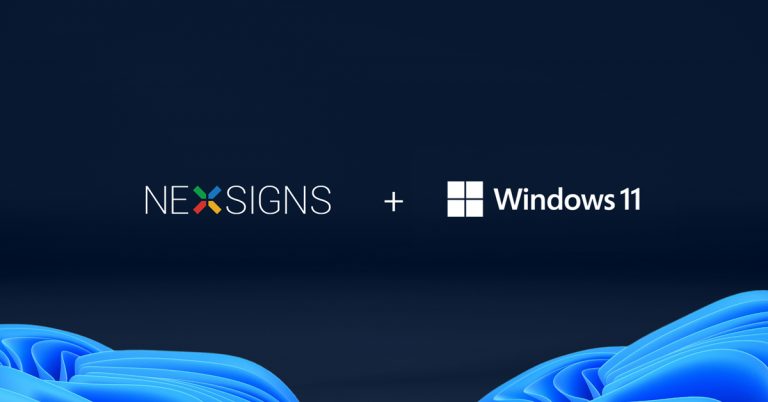 NexSigns with Windows11
