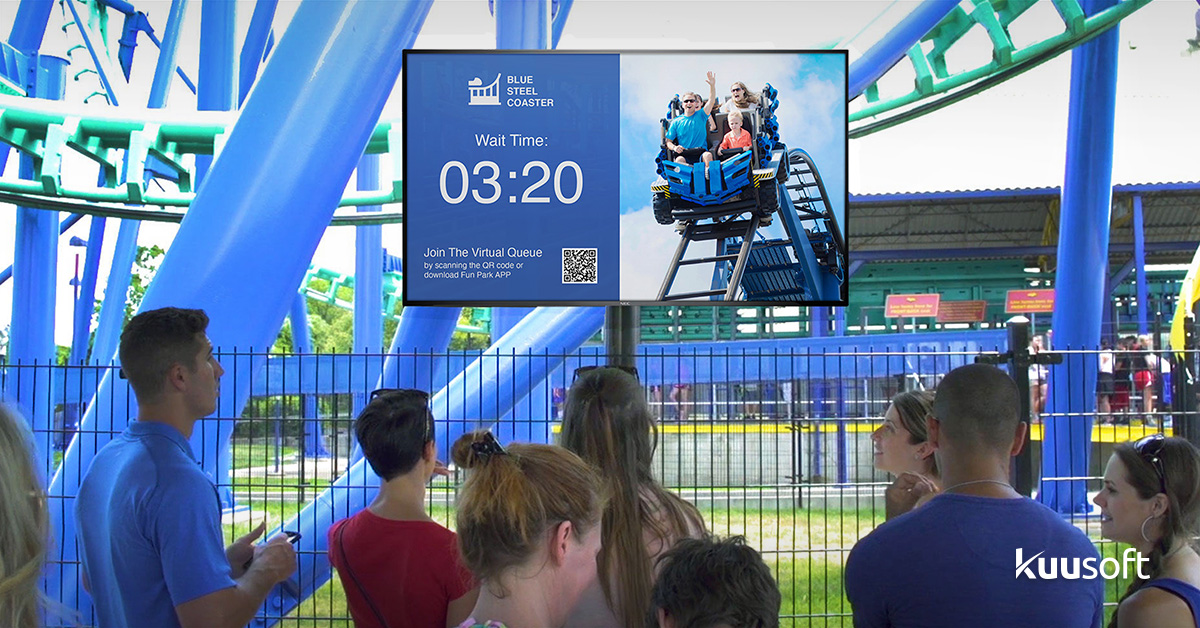 Dynamic Theme Park Digital Signage to Drive Revenue