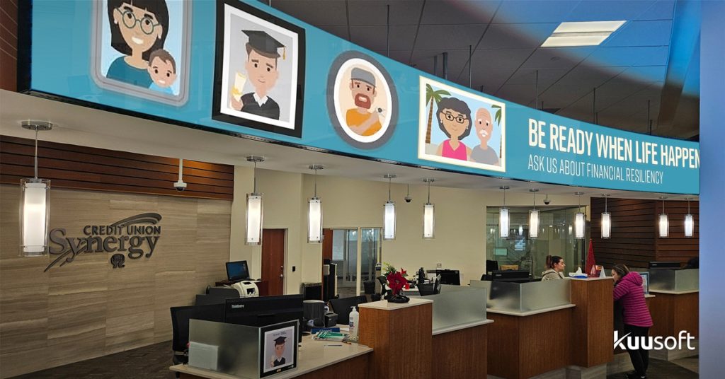 retail baking digital sign